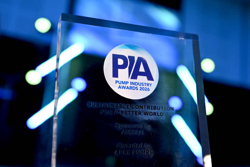 Winner trophy - pump industry awards 2026